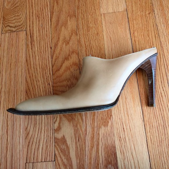 Miz Mooz Cream Tan Heels - Picture 5 of 15